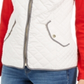 Charter Club Women's Zip Front Quilted Cotton Vest White Size Petite X-Small