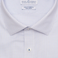 Ryan Seacrest Distinction Men's Grid Slim Fit Dress Shirt White Size 16