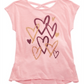 Epic Threads Big Girl's Scribble Heart T-Shirt Pink Size Medium