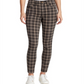 William Rast Women's Plaid Slim Straight Jeans Brown Size 26