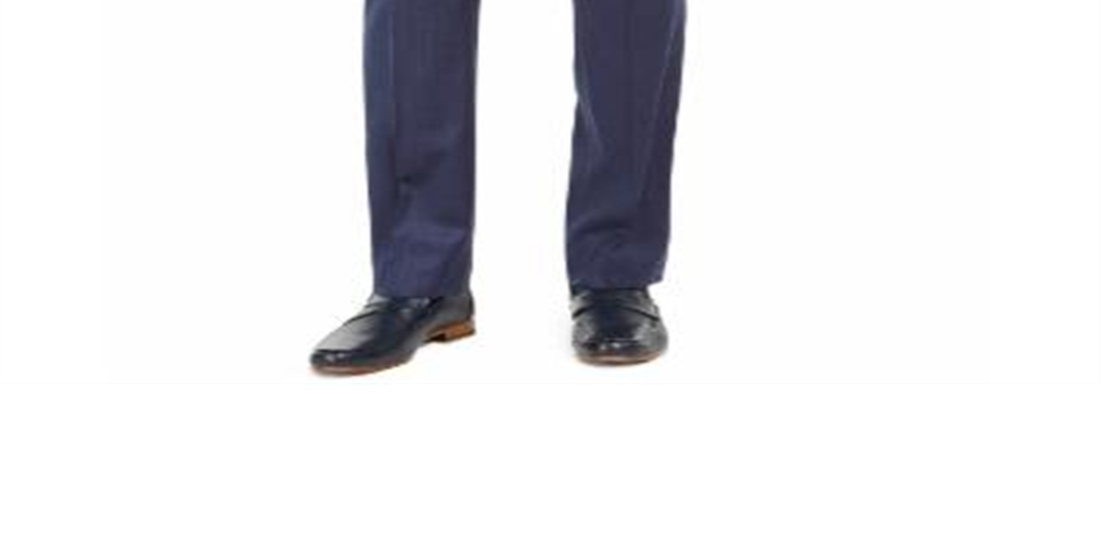 Ralph Lauren Men's Norton Wool Blend Classic Fit Dress Pants Blue Size 38W