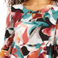 JM Collection Women's Asymmetrical Keyhole Top Black Size XX-Large