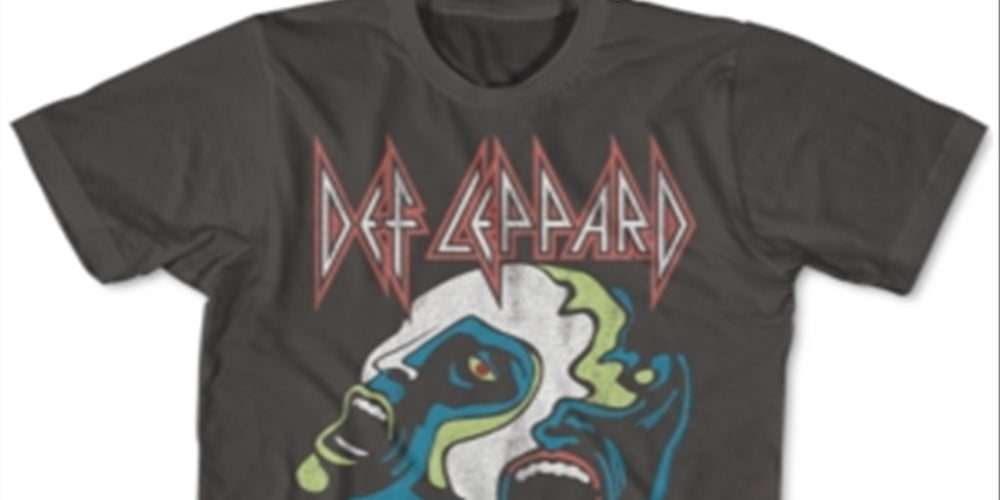 American Classic Men's Leppard Graphic Tee Black Size Large