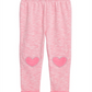 First Impressions Baby Girl's Heart Trim Trim Jogger Pants Pink Size 6-9MOS
