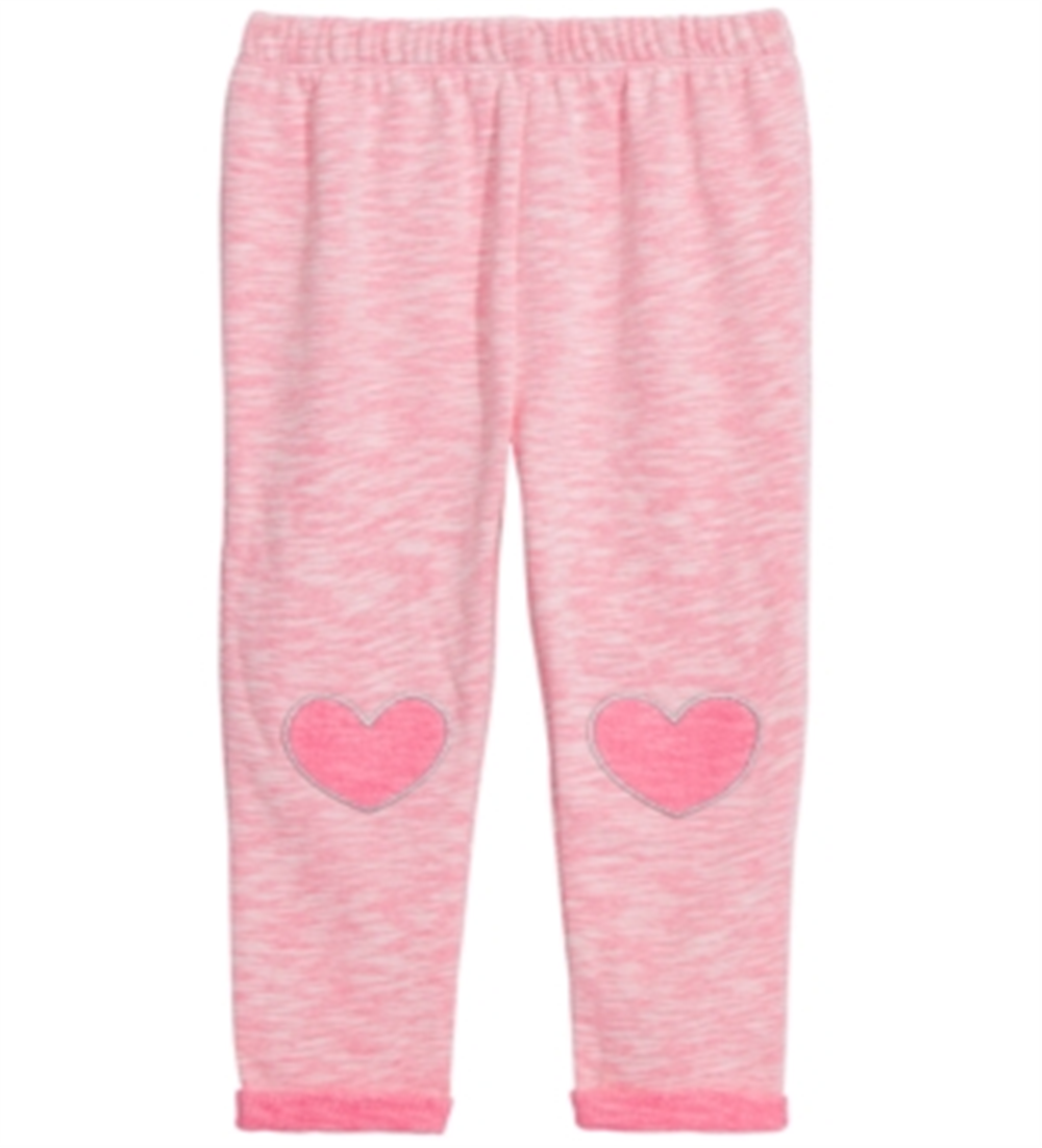 First Impressions Baby Girl's Heart Trim Trim Jogger Pants Pink Size 6-9MOS