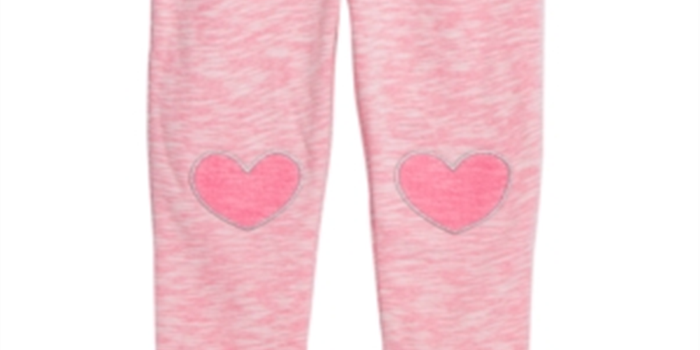First Impressions Baby Girl's Heart Trim Trim Jogger Pants Pink Size 6-9MOS