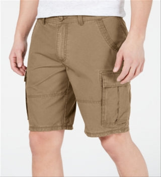 American Rag Men's Lightweight Cargo Shorts Brown Size 34