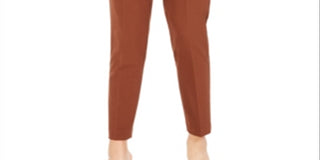 Bar III Women's Straight Leg Pants Truffle Brown Size 0