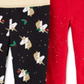 Carter's Toddler Girl's 2 Pk Unicorn Print & Glitter Leggings Red Size 5T