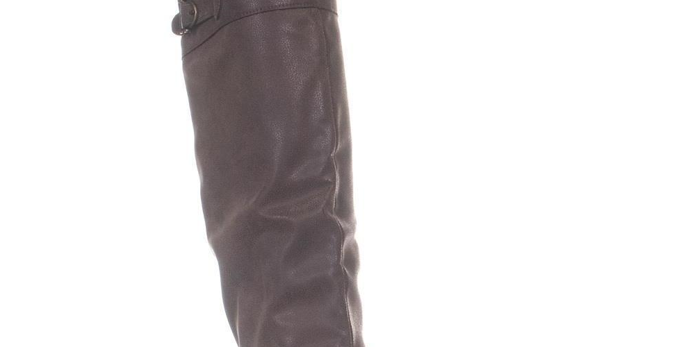 Womens AR35 Adarra Knee-High Riding Boots Taupe Brown Size 8 M