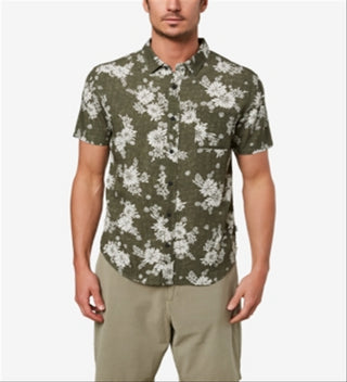 O'Neill Men's Shirt Green Size XX-Large