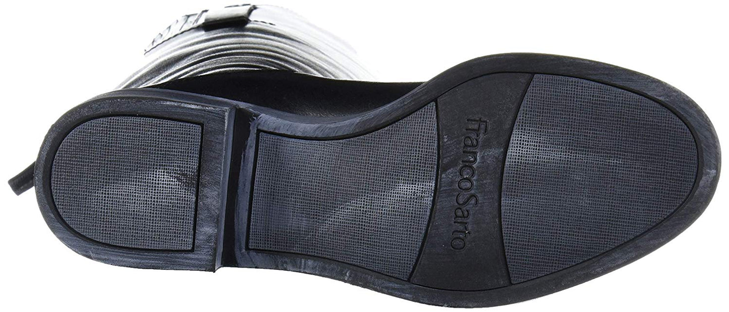 Franco Sarto Women's Becky Wide Calf Boot Shoes Black Size 7.5M