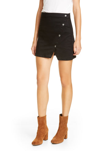 Free People Women's Mini a Line Skirt Black Size 0