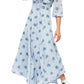 Free People Women's Sea Glass MIDI Dress Blue Size 10