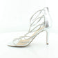 Material Girl Women's Sennah Ankle Strap Heels Grey Size 9 M