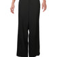 Rachel Roy Women's Mid Rise Wide Leg Track Pants Black Size Petite Small