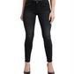 Guess Women's Selah Studded Curve Skinny Jeans Black Size 30