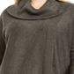 JM Collection Women's Long Sleeve Cowl Neck Sweater Plus Gray Size 3X