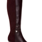 Alfani Women's Arch Support Cushioned Hakuu Almond Toe Kitten Heel Zip up Boots Red Size 7.5 M
