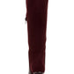 Alfani Women's Arch Support Cushioned Hakuu Almond Toe Kitten Heel Zip up Boots Red Size 7.5 M