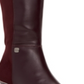 Alfani Women's Arch Support Cushioned Hakuu Almond Toe Kitten Heel Zip up Boots Red Size 7.5 M