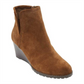 Women S Rockport Hollis Vcut Bootie Tan Leather Brown Size 7.5 M