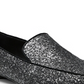 Donald J Pliner Women's Honey Closed Toe Loafers Silver/Black Size 7