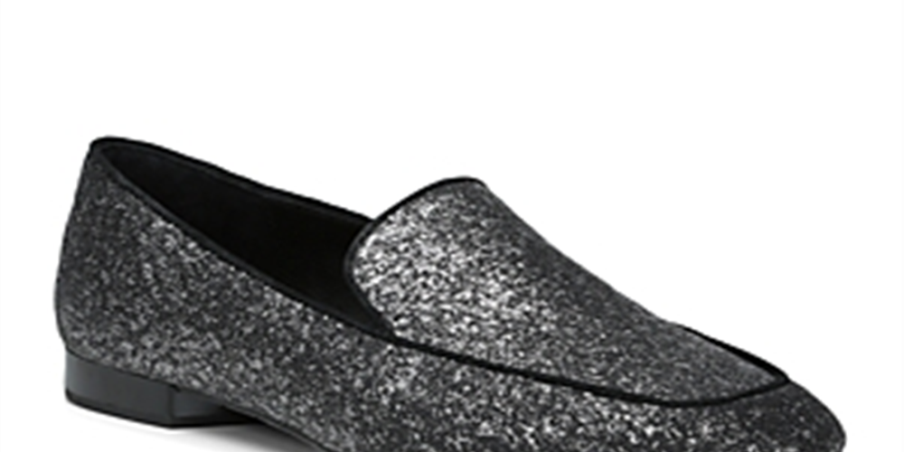 Donald J Pliner Women's Honey Closed Toe Loafers Silver/Black Size 7