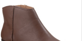 American Rag Women's Jolene Leather Almond Toe Ankle Fashion Boots Brown  Size 8 M