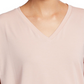 Eileen Fisher Women's Plus V Neck Tunic Pink Size XL