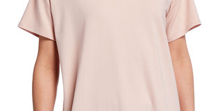 Eileen Fisher Women's Plus V Neck Tunic Pink Size XL