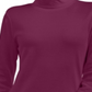 Karen Scott Women's Solid Long Sleeve Blouse Top Purple Size Petite Small
