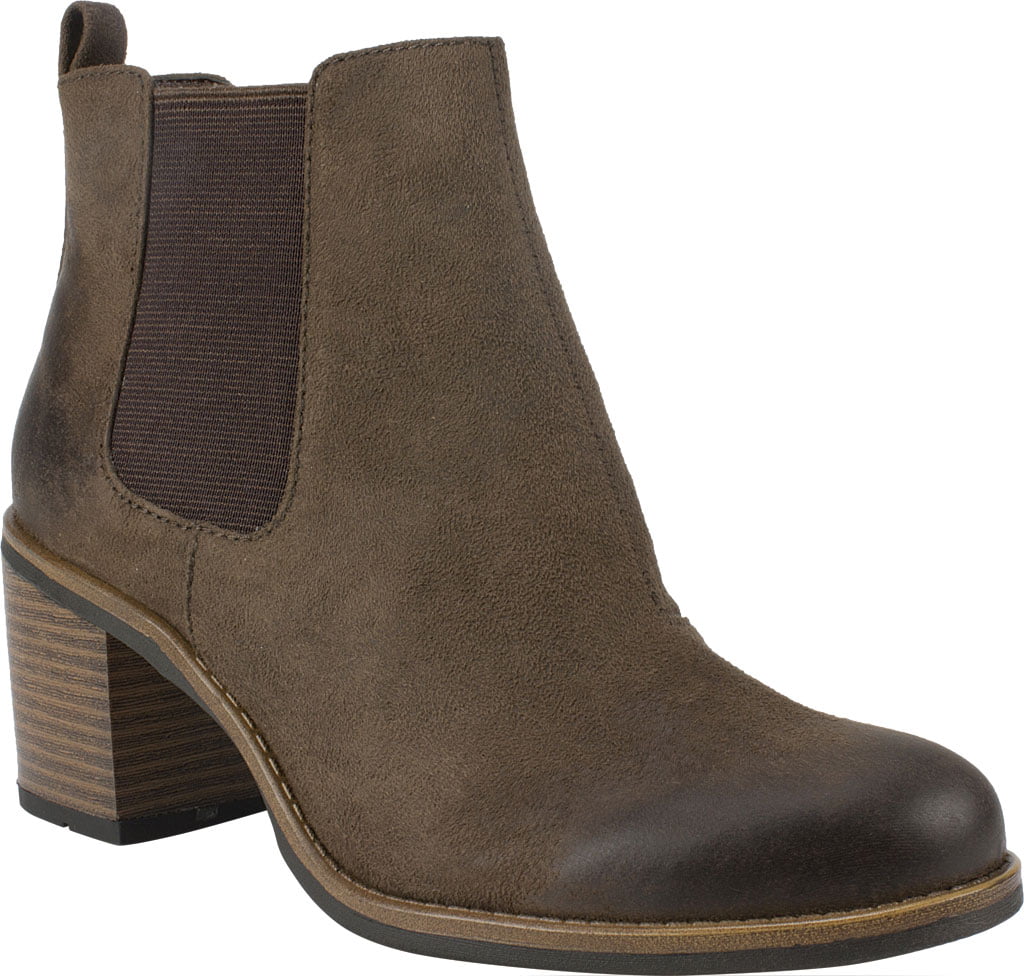 White Mountain Women's Destiny Faux Suede Ankle Booties Brown Size 6 M