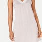 Charter Club Women's Super Soft Knit Lace Trim Chemise Nightgown Dress Pink Size M