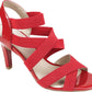 Rialto Women's Roselle Strappy Sandal Red Size 9M