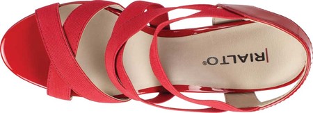 Rialto Women's Roselle Strappy Sandal Red Size 9M