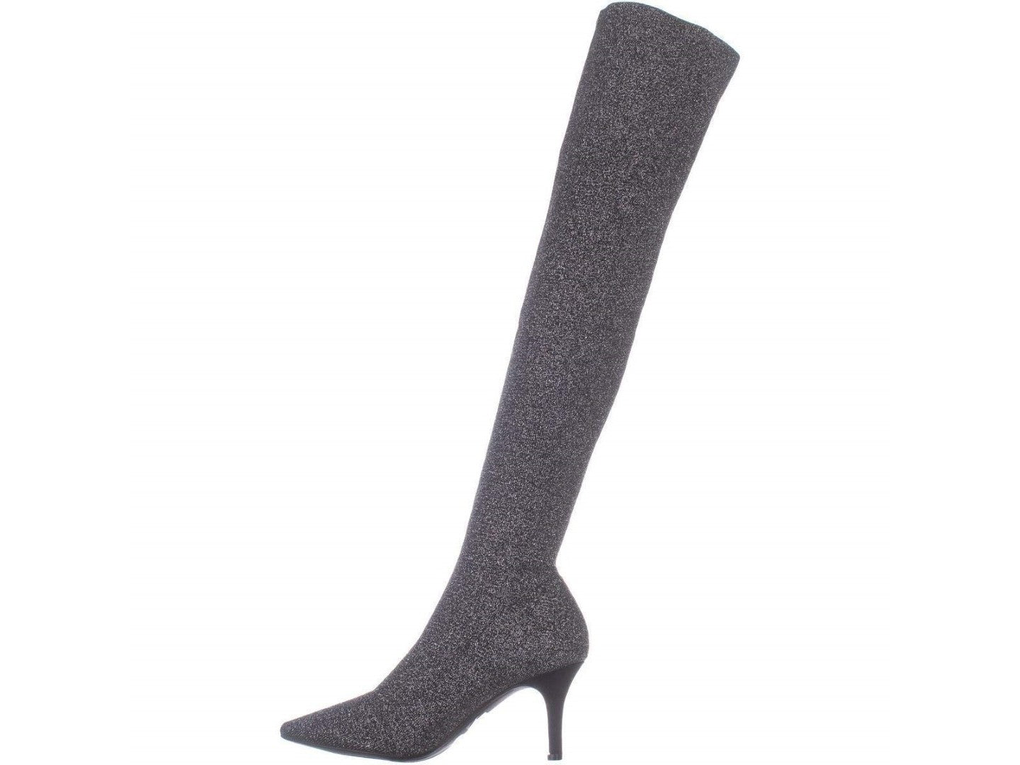 INC International Concepts Women's Briella Fabric Pointed Knit -Black Size 5.0