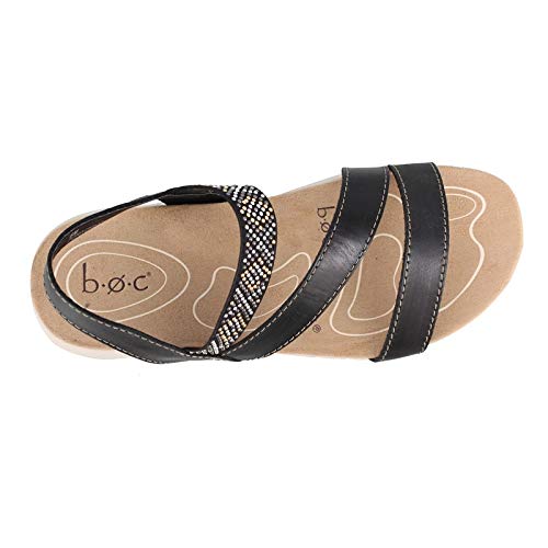 B.O.C Womens Sari Open Toe Casual Slide Sandals