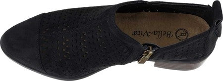 Bella Vita Ashlyn II Chop Out Booties Women Black Size 9 W