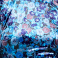 Free People Women's Heartland Velvet Floral Print MIDI Dress Blue Size Small
