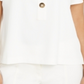 Adidas Women's Button Front Flutter Sleeve Top Brown Size Petite X-Small