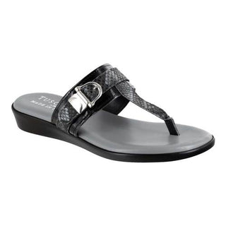 Tuscany by Easy Street Women's Cadenza Slide Sandals Black Size 10