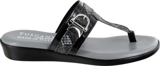 Tuscany by Easy Street Women's Cadenza Slide Sandals Black Size 10