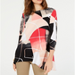 Alfani Women's Printed Swing Top Pink Size Petite Small