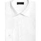 Alfani Men's Big & Tall Bedford Collared Button Down Dress Shirt White Size 20X34-35