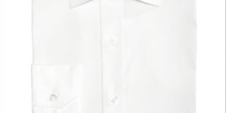 Alfani Men's Big & Tall Bedford Collared Button Down Dress Shirt White Size 20X34-35