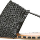 Carlos By Carlos Santana Women's Jayne Thong Sandal Black Size 7.5 M