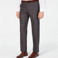 Michael Kors Men's Classic/Regular Fit Airsoft Stretch Brown/Blue Plaid Suit Pants - Size 32X30