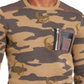 Inc Mens Brown Camouflage Crew Neck Classic Fit Cotton Sweater 3XL