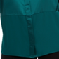 Alfani Plus Size Satin Mixed-Media Top True Emerald Green Size 1X